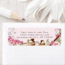 Search for lovebird wedding return address labels For her