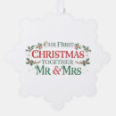Search for square christmas cards Mr and mrs