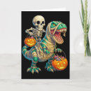 Search for dinosaur halloween cards Trick or treat
