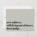 Search for moving boxes invitations Change of address