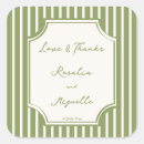 Search for sage green wedding stickers Monogrammed