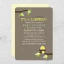 Search for bird nest baby shower invitations Yellow