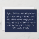 Search for white and blue wedding invitations Simple
