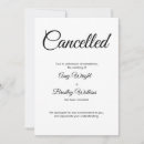 Search for cancellation weddings Change of plans