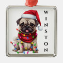 Search for pug christmas decor Adorable