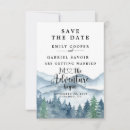 Search for forest save the dates Evergreen trees