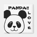 Search for panda face magnets Cute