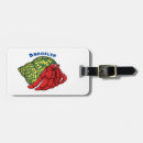 Search for crab luggage tags Cartoon