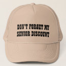 Search for senior discount hats Humour