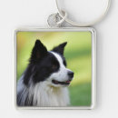 Search for black and white dog key rings Portrait