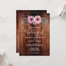 Search for watercolor flowers wedding invitations Rustic