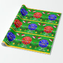 Search for hockey christmas wrapping paper Red