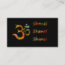Search for tranquillity business cards Peace