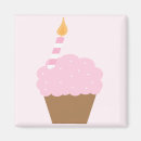 Search for happy birthday cake magnets Cupcake