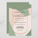 Search for dusty rose and sage green wedding invitations Greenery