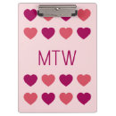 Search for cute clipboards Hearts