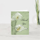 Search for calla lilies thank you cards White