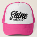 Search for shine hats Typography