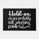 Search for no pants doormats Not wearing pants