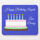 Search for birthday cake mousepads Party
