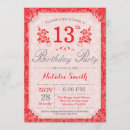 Search for sweet 13 invitations Elegant