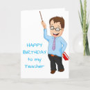 Search for teachers birthday cards Student