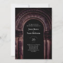 Search for vintage gothic wedding invitations Black
