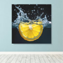 Search for lemon canvas prints Fruit