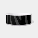 Search for zebra print pet bowls Black and white