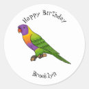 Search for rainbow lorikeet stickers Bird