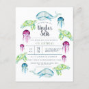 Search for under the sea birthday invitations Pool party