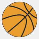 Search for round basketball stickers Sport