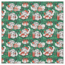 Search for vintage christmas fabric Mid century