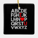 Search for alphabet christmas tree decorations Abc