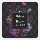 Search for goth wedding stickers Black