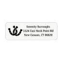 Search for horseshoe wedding return address labels Western