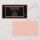 Search for glitz business cards Girly