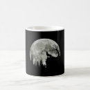 Search for howling wolf at moon mugs Night