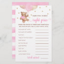 Search for guess the price baby shower games Pink
