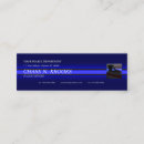 Search for police business cards Thin blue line