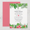 Search for luau bridal shower invitations Tropical