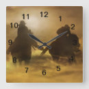 Search for western horse clocks Sunset