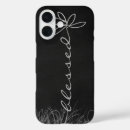 Search for blessings iphone cases Black