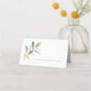 Search for leaf place cards Gold