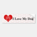Search for i love my dog bumper stickers Pet
