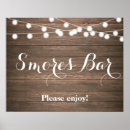 Search for smores bar signs Rustic