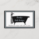 Search for bathing business cards Retro