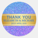 Search for shimmer thank you stickers Glitter