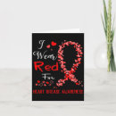 Search for stroke awareness postcards Red