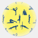 Search for asanas stickers Yoga